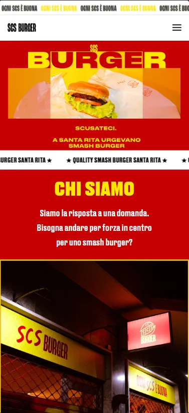 SCS Burger - Versione Mobile SCS Burger - Mobile
